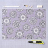 Lilac Mandalases Tissue Paper Seidenpapier (Handwerk)