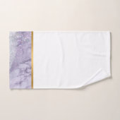 LILAC MARBLE GOLD BADEZIMMER TOWEL SET (Handtuch)