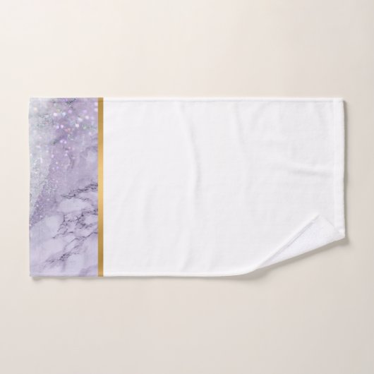 LILAC MARBLE GOLD BADEZIMMER TOWEL SET (Handtuch)