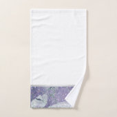 LILAC MARBLE SILVER 2 BADEZIMMER TOWEL SET (Handtuch)