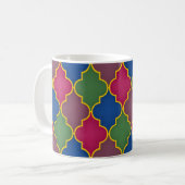 Lilac marokkanischer Tile Bohemisch Kaffeetasse (Vorderseite Links)