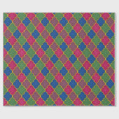 Lilac marokkanischer Tile Geschenkpapier (Flach)