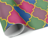 Lilac marokkanischer Tile Geschenkpapier (Rolleneckpunkt)