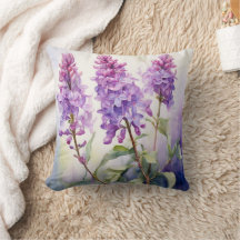 Lilac May Birth Blume Watercolor Botanisch Lila
