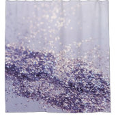 Lilac Mermaid Magic Glitzer #1 Duschvorhang (Vorderseite)