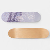 Lilac Mermaid Magic Glitzer #1 Skateboard (Horizontal)