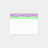 Lilac, Mint Green marokkanisch #5DS Miname Monogra Post-it Klebezettel (Vorderseite)