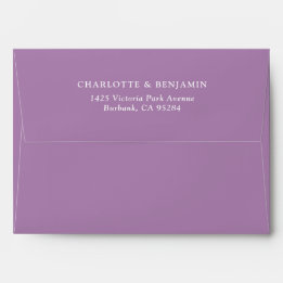 Lilac Moderne Custom Wedding 5,25x7,25