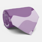 Lilac Monocolor Camouflage Krawatte (Gerollt)