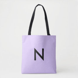 Lilac Monogram Elegant Hübsch Modern Tasche