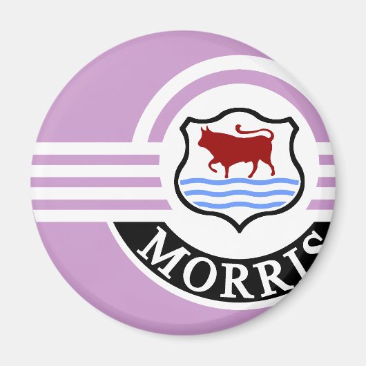 Lilac Morris Minor Kühlschrank Magnet (Vorne)