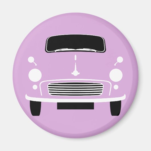 Lilac Morris Minor Kühlschrank Magnet (Vorne)