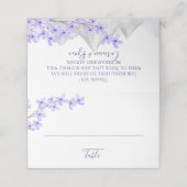 Lilac Mountain Sitzkarten Platzkarte (Außenseite Aufgefaltet)