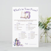 Lilac Neues Kapitel Was ist in deiner Handtasche? (Stehend Vorderseite)