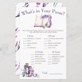 Lilac Neues Kapitel Was ist in deiner Handtasche? (Vorne/Hinten)