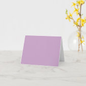 Lilac Note Card Karte (Gelbe Blume)