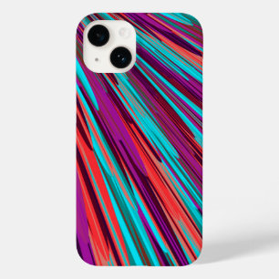 Lilac Orange Aquamarine Abstrakte geometrische Fea Case-Mate iPhone 14 Hülle