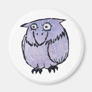 LILAC OWL MAGNET