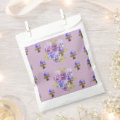 Lilac Pansy Purple Blumen Blumenkästen Gastgeschen Geschenktütchen (Ausgeschnitten)