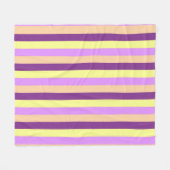 Lilac Pasture Fleece Blanket (Vorderseite (Horizontal))