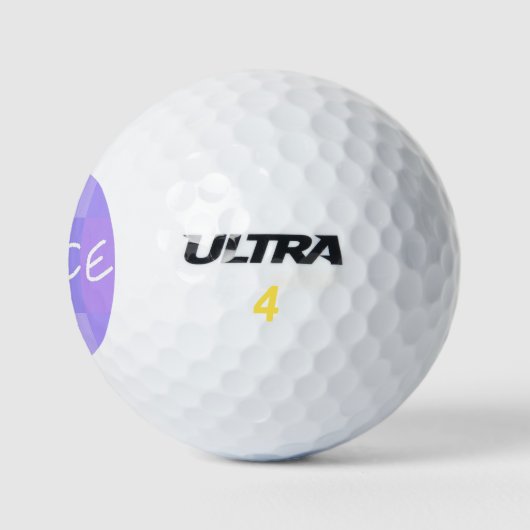 Lilac Peace Golfball (Logo)