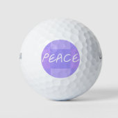 Lilac Peace Golfball (Vorderseite)