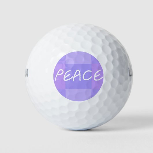 Lilac Peace Golfball (Vorderseite)