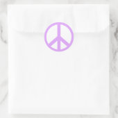 Lilac Peace Sign Stickers (Tasche)