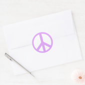 Lilac Peace Sign Stickers (Umschlag)