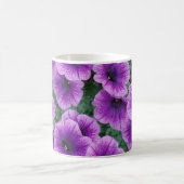 Lilac Petunia Blume Kaffeetasse (Mittel)