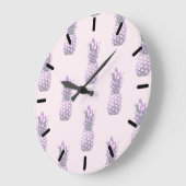 Lilac pinaple große wanduhr (Winkel)