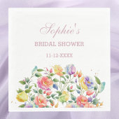 Lilac Pink Bright Rose Brautparty Serviette