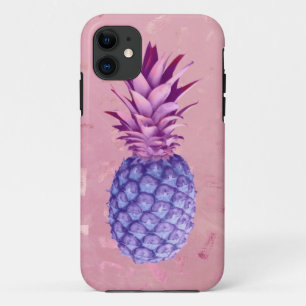 Lilac Pink Glitzer Ananas Case-Mate iPhone Hülle