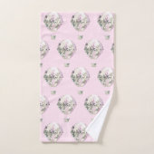 LILAC PINK HOT AIR BALLOON BADEZIMMER TOWEL SET (Handtuch)