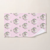 LILAC PINK HOT AIR BALLOON BADEZIMMER TOWEL SET (Handtuch)