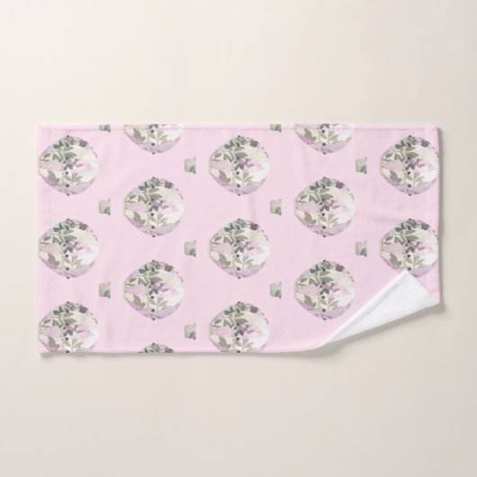 LILAC PINK HOT AIR BALLOON BADEZIMMER TOWEL SET (Handtuch)