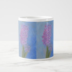 Lilac Pink Hyacinth Blume Jumbo-Tasse