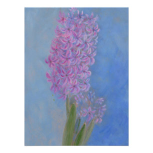 Lilac Pink Hyacinth Poster