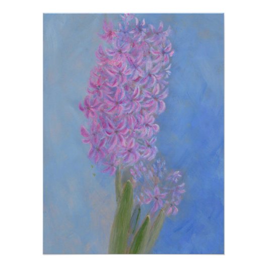 Lilac Pink Hyacinth Poster (Vorderseite)