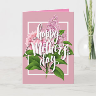 Lilac Pink Mother’s Day Karte