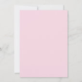 Lilac Pink und Gold Minimalistisch 1 Jahr Jubiläum Save The Date (Rückseite)