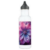 Lilac Pink und Lila FrühlingsBlume Edelstahlflasche (Rechts)
