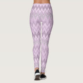 Lilac, pink, zigzack leggings (Rückseite)