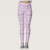 Lilac, pink, zigzack leggings (Vorderseite)