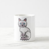 Lilac Point Birman / Ragdoll Cat Kaffeetasse (Mittel)