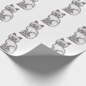 Lilac Point Birman / Ragdoll Niedlich Cat Pattern Geschenkpapier (Ecke)