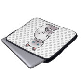 Lilac Point Birman / Ragdoll Niedlich Cat & Paws Laptopschutzhülle (Vorne Knopf)