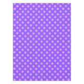Lilac polka dots on periwinkle tischdecke (Vorderseite)