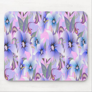Lilac Poppies Mousepad