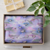 Lilac Poppies Seidenpapier (Geschenk)
